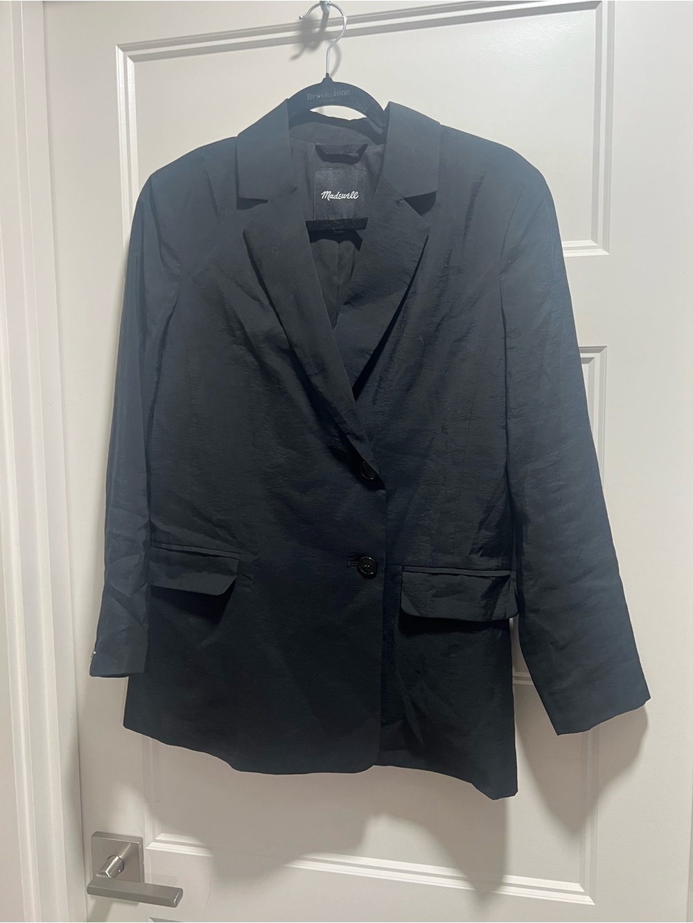 Madewell Black Single-Breasted Women's Blazer